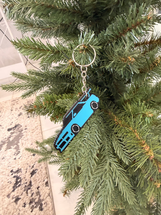 SR34 Pixel Car Keychain