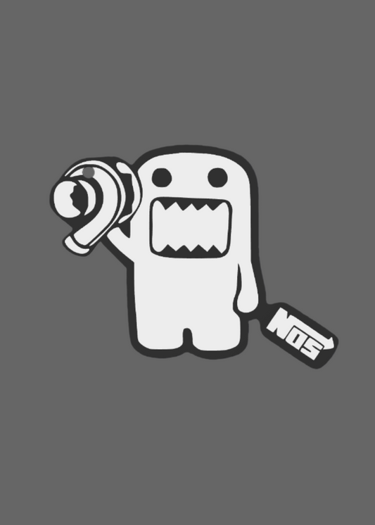 NOS Ghost Keychain