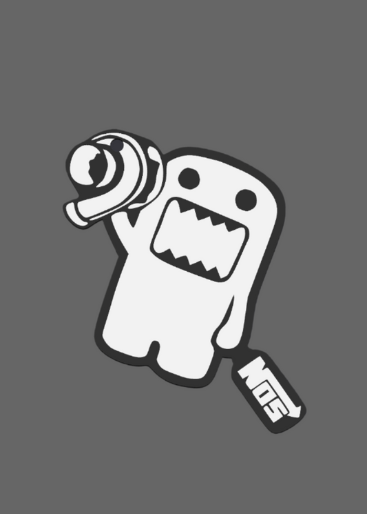 NOS Ghost Keychain